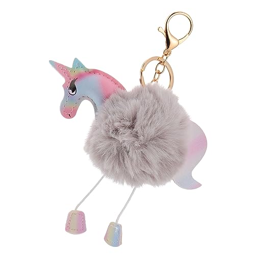VALICLUD 2stücke Kreative Einhorn Schlüsselanhänger Adorable Bag Ornament Für Schlüssel Und Taschen Plüsch Design Für Und Dekoration Leicht Und Praktisch von VALICLUD