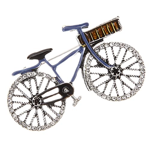 VALICLUD 2st Fahrrad Brosche Hochzeit Anstecknadel Vintage-schmuck Anstecknadel Mit Strass-kamee Hochzeitsbrosche Aus Kristall Hochzeitsdekoration Damen Legierung Zubehör Fräulein Künstlich von VALICLUD