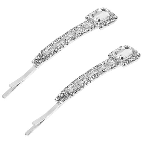 VALICLUD 2stücke Strass-haarnadeln Aus Kleine Glitzer-haarspangen Funkelnde Strass-haarnadeln Für Frauen Und Mädchen Accessoires Für Frisuren Und Partys Sicherer Halt Und Langlebige von VALICLUD