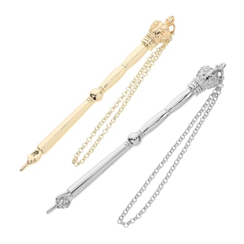 VALICLUD 2stücke Tragbarer Fingerzeiger Lesezeiger Mit Kette Aus Metall -handzeiger Für Heilige Lesefinger Für Junge Mädchen Lesezubehör Marker Zum Bibellesen von VALICLUD