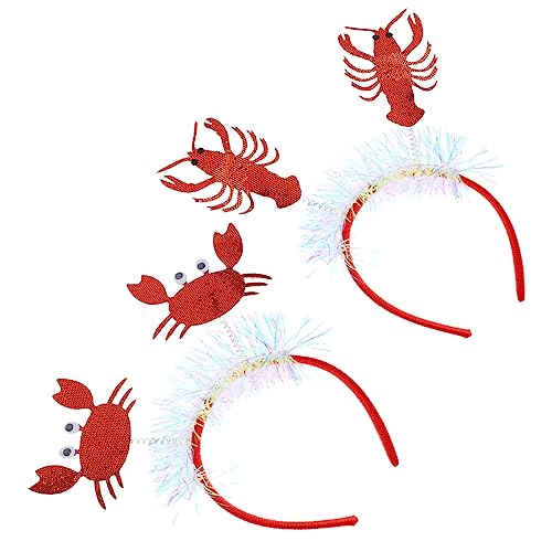 VALICLUD 2stücke Kreative Meerestier Haarband Krabbe Hummer Stirnbänder Party Kopfbedeckung Junge Mädchen Erwachsene Karneval Kostüm Frisur Accessoire VALICLUD 2stücke Kreative Meerestier Haarband Krabbe Hummer Stirnbänder Party Kopfbedeckung Junge Mädchen Erwachsene Karneval Kostüm Frisur Accessoire von VALICLUD