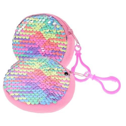 VALICLUD 2st Rosa Glitzer-geldbörse Geldbörse Für Frauen Teenager Brieftasche Mit Geldumschlag Kleines Portemonnaie Damen Brieftasche Kartenhalter Damen Geldbörsen Geldbeutel Gesteppt Stoff von VALICLUD