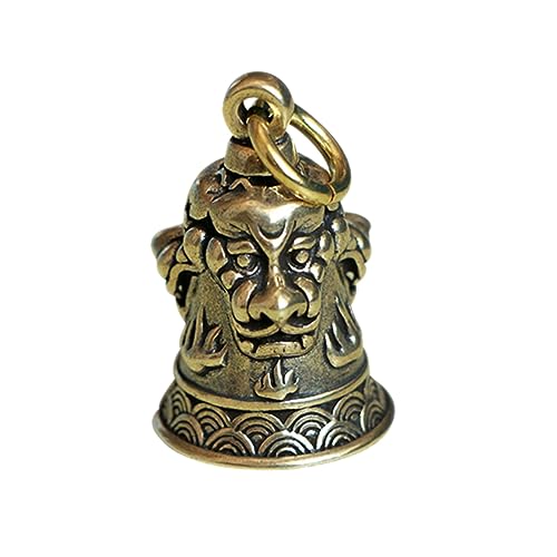 VALICLUD 2 Stück Lokomotiv-schlüsselanhänger Aus Messing Mit Glocken – Im Orientalischen Stil Für Tasche Auto Partygeschenk Perfektes von VALICLUD