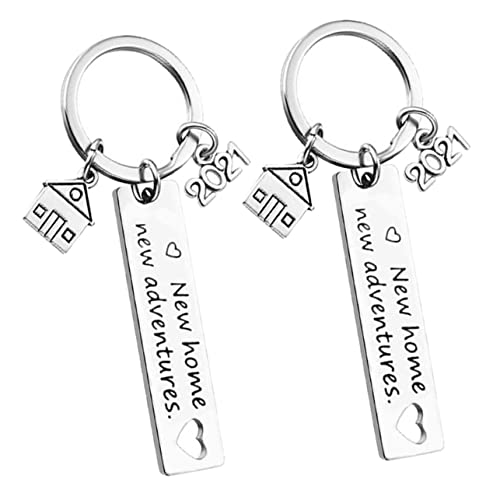 VALICLUD 2stücke Schlüsselanhänger Im Neuen Haus Thema Kreative Buchstaben Schlüsselketten Für Einzug Und Wohnaccessoires Deko Für Schlüssel Oder Taschen von VALICLUD