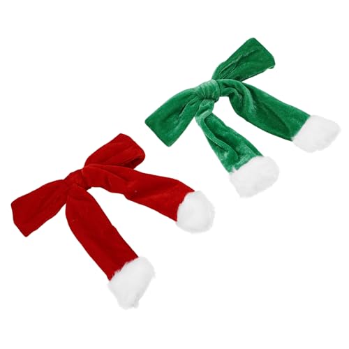 VALICLUD 2stücke Weihnachts Haarschmuck Haarspangen Mit Flauschekante Für Hochsteckfrisuren Und Festliche Anlässe Sanft Zum Haar Und Vielseitig Einsetzbar von VALICLUD