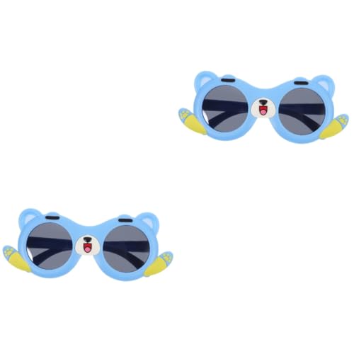 VALICLUD 2st Welpen- Kreative Brillen Party- Rote Sonnenbrillen Für Kinder Neuartige Brillen Kinder-sonnenbrillen-partybevorzugung Hund Sonnencreme von VALICLUD