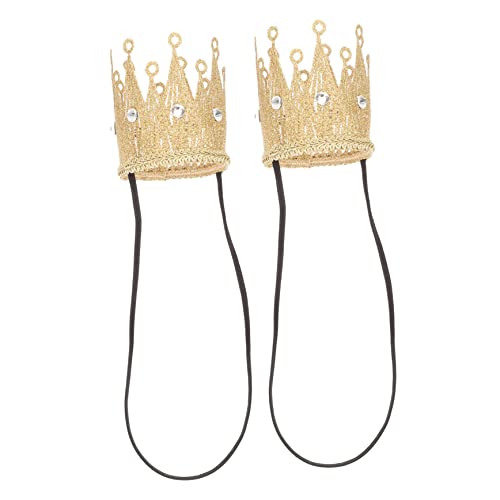 VALICLUD 2stücke Prinzessinnen-dekorative Krone Geburtstag Crown Cosplay Kopfschmuck Für Party Decor Prinzessinnenkronen Für Junge Mädchen Auftritte Und Partys von VALICLUD