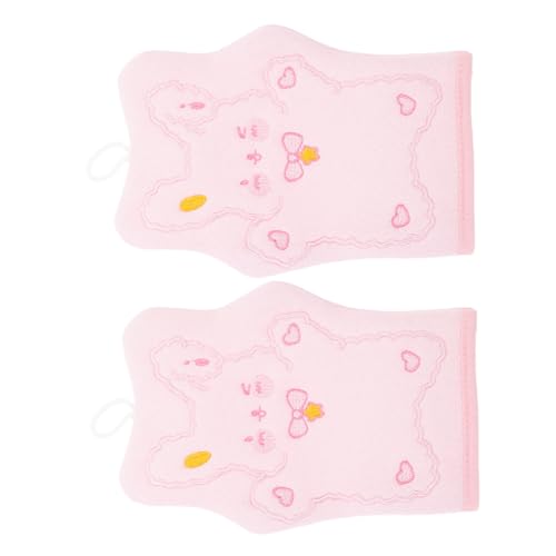 VALICLUD 2stücke Badeschrubber-handschuh Mit Peeling-funktion Für Körperpeeling Waschhandschuh Aus Baumwolle Und Viskose Für Glatte Haut Geeignet Für Junge Mädchen Und Erwachsene Für von VALICLUD