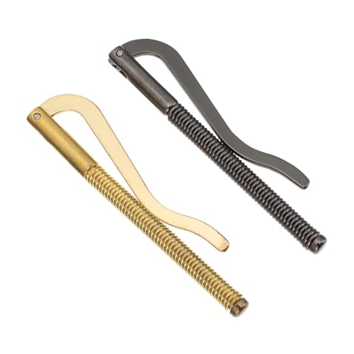 VALICLUD 2stücke Bifold Geld Clip Bar Brieftasche Ersetzen Teile Frühling Clamp Bargeld Halter Aus Hochwertigem Rostfreiem Eisen Stabil Und Langlebig Für Zusätzlichen Stauraum in Lederporte von VALICLUD