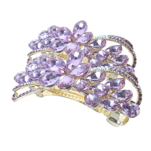 VALICLUD 2stücke Blumen Haarspangen Mit Strass Für Frauen Hochzeit Accessoires Dicke Haare Brautkopfschmuck Süße Haarclips Blumenclips Stilvolle Clips Fürs Haar von VALICLUD