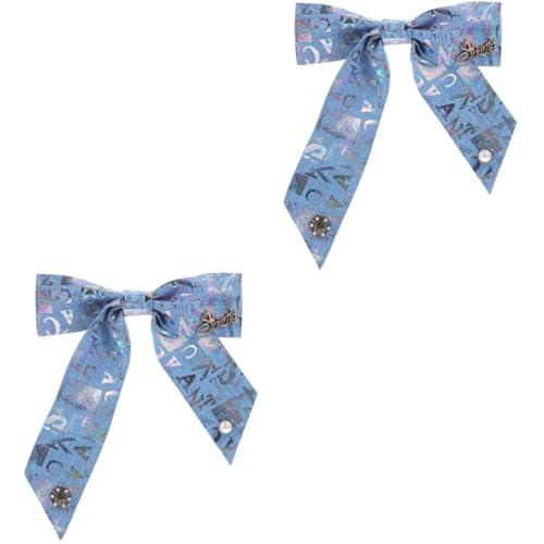 VALICLUD 2stücke Bow Brooch Für Frauen Vintage Schleifenbrosche Mit Strass Und Perlen Elegant Für Hemden Kleider Partys Und Formelle Anlässe Modisches Accessoire von VALICLUD