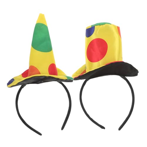 VALICLUD 2stücke Clown-kopfbedeckung Stirnband Haarband Für Karneval Halloween Party Festliche Veranstaltungen Und Erwachsene Kostüm Accessoires von VALICLUD