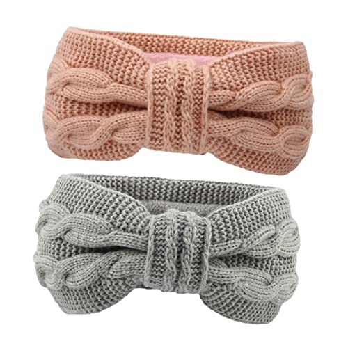 VALICLUD 2stücke Damen Haarband Mit Elastischem Material Gewundenem Schleifen-design Und Flauschigem Innenfutter Als Ohrenschutz Für Herbst Und Winter Und Rosé VALICLUD 2stücke Damen Haarband Mit Elastischem Material Gewundenem Schleifen-design Und Flauschigem Innenfutter Als Ohrenschutz Für Herbst Und Winter Und Rosé von VALICLUD