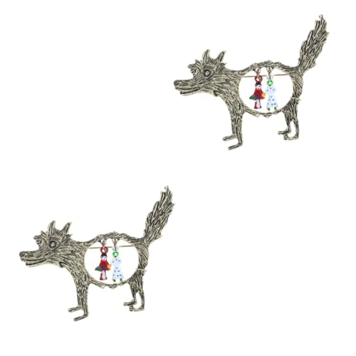 VALICLUD 2stücke Fashion Retro Märchen Brosche Mit Strass Anstecknadel Für Besondere Anlässe Für Hochzeiten Partys Dekoration Von Kleidung Taschen Schals Und Hüten von VALICLUD