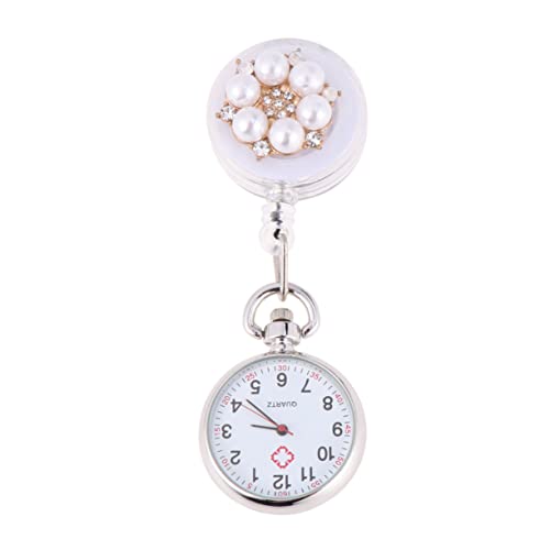 VALICLUD 2stücke Fob Uhr Für Ärzte Und Pflegekräfte Taschenuhren Mit Flexiblem Badge Reel Modisches Design Für Krankenschwestern Und Medizinstudenten Langlebig Und Praktisch von VALICLUD