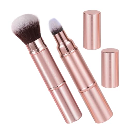 VALICLUD 2stücke Fondation Pinsel Mit Einziehbarem Design Tragbarer Kosmetikpinsel Für Unterwegs Doppelseitiger Make-up-pinsel Mit Kappe Loser Puderpinsel Für Gesicht Und Lidschatten VALICLUD 2stücke Fondation Pinsel Mit Einziehbarem Design Tragbarer Kosmetikpinsel Für Unterwegs Doppelseitiger Make-up-pinsel Mit Kappe Loser Puderpinsel Für Gesicht Und Lidschatten von VALICLUD