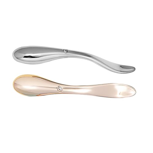 VALICLUD 2stücke Für Augencreme Hautpflege Werkzeug Gesichtscreme Applikator Einfach Zu Reinigen Tragbar Für Frauen Mädchen Augencreme Massagen von VALICLUD