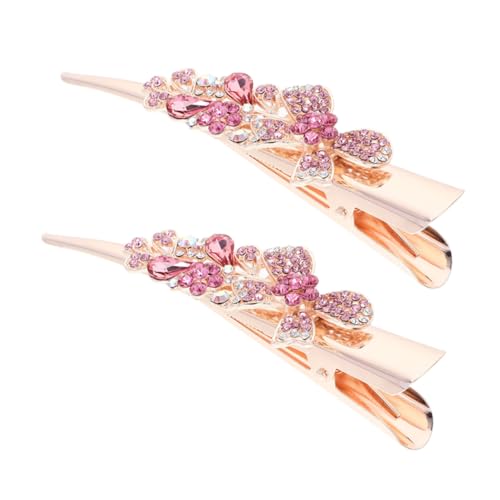 VALICLUD 2stücke Große Rhinestone Haarklammern Mit Schleifen-design Dekorative Haarspangen Für Und Mädchen Für Besondere Anlässe Und Hochzeiten Langlebig Und Stylish von VALICLUD