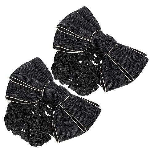 VALICLUD 2stücke Haarnetz Haarspange Snood Damen Haar-accessoire Haar-clip Dutt-abdeckung Kopfschmuck Für Täglichen Gebrauch von VALICLUD