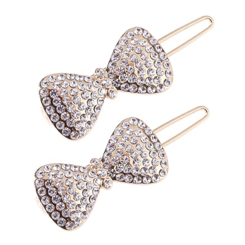 VALICLUD 2stücke Haarspangen Für Damen Bow Haarschmuck Clips Legiertem Material Für Hochzeiten Und Besondere Anlässe von VALICLUD