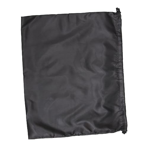 VALICLUD 2stücke Haltbare Kordelzug-aufbewahrungstaschen Aus Schwarzem Satin Für Handtücher Kleidung Und Kleine Gegenstände Platzsparend Und Geruchlos von VALICLUD
