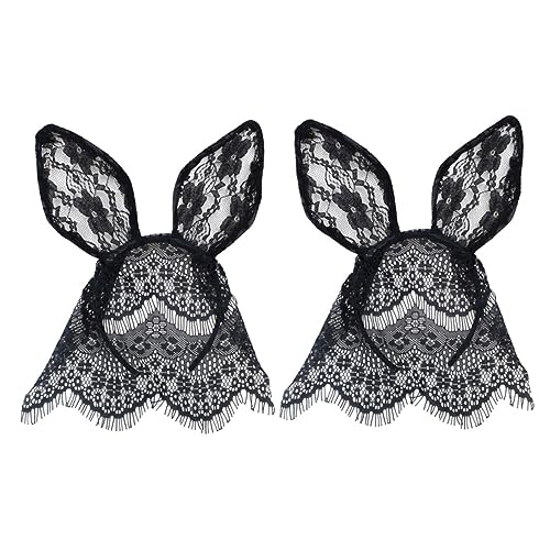 VALICLUD 2stücke Kaninchen Ohr Spitze Stirnbänder Party Haar Hoops Entzückende Katze Ohr Stirnbänder Cosplay Requisiten Schleier Kopfschmuck Haar Accessoire VALICLUD 2stücke Kaninchen Ohr Spitze Stirnbänder Party Haar Hoops Entzückende Katze Ohr Stirnbänder Cosplay Requisiten Schleier Kopfschmuck Haar Accessoire von VALICLUD