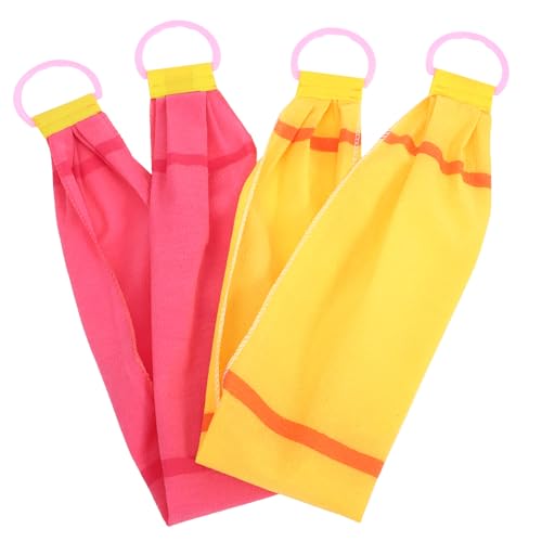 VALICLUD 2stücke Körperpeeling Handtuch Mit Griff Für Dusche Rückenschrubber Peeling-waschlappen Aus Hautfreundlichem Material Badezubehör Zum Peelen Und Waschen Badetuch Zum Entfernen Von von VALICLUD
