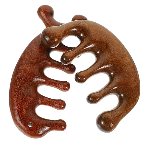 VALICLUD 2stücke Kopfhaut Massagekamm Aus Holz Natürliches Material Idealer Kamm Für Frauen Sanfte Kopfhaut Massage Entspannung Praktisch Für Hause Und Unterwegs von VALICLUD