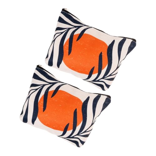 VALICLUD 2stücke Kosmetiktasche Reise Make-up Behälter Wiederverwendbar Kleine Aufbewahrungstasche Für Frauen Schminktasche Mit Reißverschluss Für Kosmetika Schreibwaren Und Andere von VALICLUD