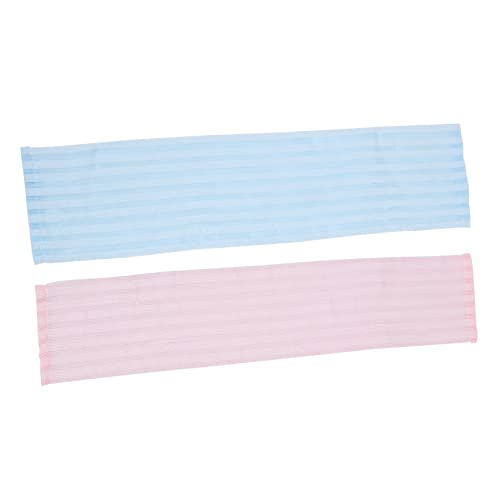 VALICLUD 2stücke Rückenschrubber Handtücher Duschtücher Peelingtücher Für Körperreinigung Hautpflege Nacken Schultern Füße Home von VALICLUD