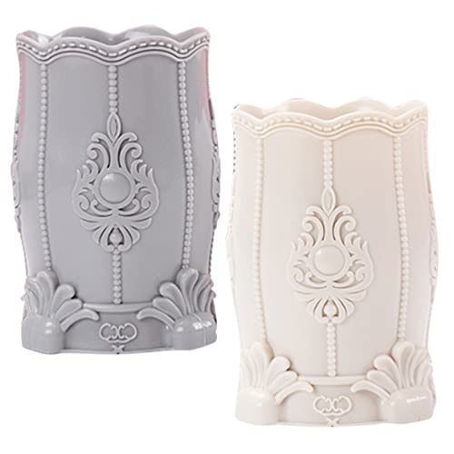 VALICLUD 2stücke Make-up-pinselhalter Make-up-pinsel-organizer Stifthalter Für Schminktisch Make-up-pinselaufbewahrung Tabletop Organizer Box Für Kosmetika Und Kleinigkeiten von VALICLUD