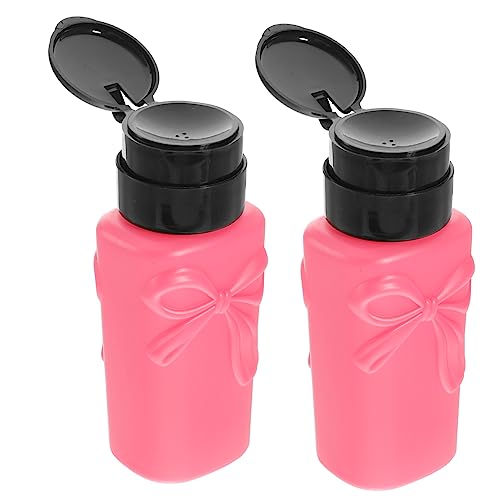 VALICLUD 2stücke Nagellackentfernerpumpe Mit Push-down-system Wiederverwendbare Pumpflasche Aus Robustem Kunststoff Geruchsneutral Für Nagellackentferner Make-up-entferner Und Andere von VALICLUD