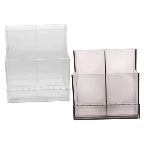 VALICLUD 2stücke Nagelwerkzeug-aufbewahrungsbox Mit Transparentem Design Für Bohrer Fräser Und Öle Dreireihiger Organizer Für Studio Zuhause Und Nagelkunst VALICLUD 2stücke Nagelwerkzeug-aufbewahrungsbox Mit Transparentem Design Für Bohrer Fräser Und Öle Dreireihiger Organizer Für Studio Zuhause Und Nagelkunst von VALICLUD