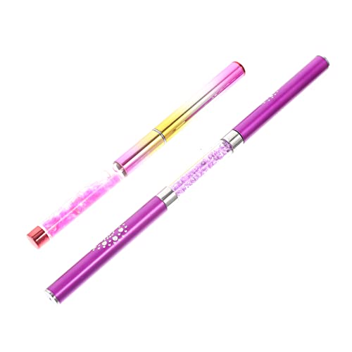 VALICLUD 2stücke Nail Art Stift Farbige Zeichnungsstifte Für Diy Nagelkunst Tragbare Malpinsel Für Maniküre Und Pediküre Für Profis Und Anfänger von VALICLUD