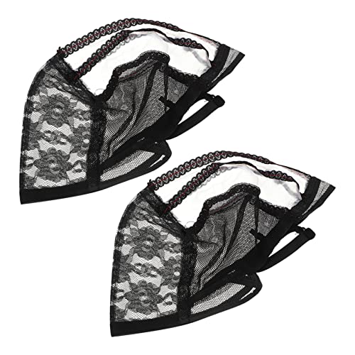 VALICLUD 2stücke Netz Perückenkappen Atmungsaktive Perückenkappen Haarnetz Für Perücken Perückennetze Zur Perückenherstellung Für Frauen Kopf Abdeckung Für Sommer Für Informelle von VALICLUD