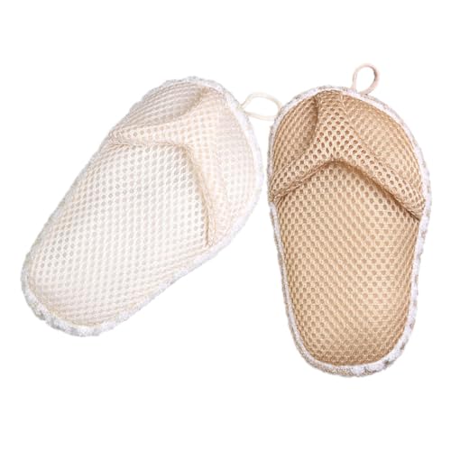 VALICLUD 2stücke Peeling-badetuch Mit Integriertem Duschtuch Für Effektive Hautreinigung Inklusive Aufhängekordel Für Einfache Trocknung Und Lagerung Für Ganzkörperpeeling Und von VALICLUD