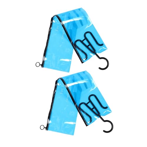 VALICLUD 2stücke Perückentasche Mit Haken Wasserdichte Aufbewahrungstasche Für Haarverlängerungen Pvc-perückenaufbewahrungsbeutel Organizer Für Perücken Und von VALICLUD