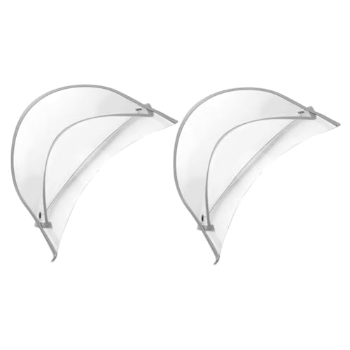 VALICLUD 2stücke Regenmantel-hut Mit Visier Abnehmbarer Schutz Für Gesicht Und Kopf Wasserfest Für Outdoor-aktivitäten An Regnerischen von VALICLUD