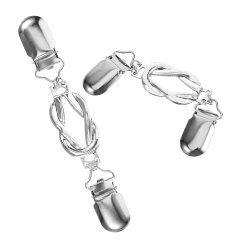 VALICLUD 2stücke Retro Strickjacken Clips Vintage Haarclips Für Damen Vielseitig Einsetzbar Als Schal Und Kragenhalter Design Für Einfach Anzubringen Entfernen von VALICLUD