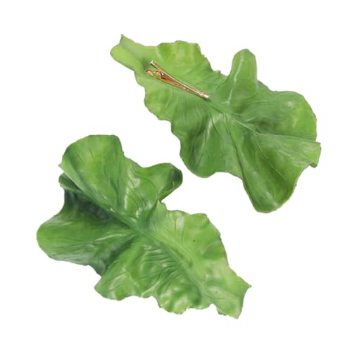 VALICLUD 2stücke Salat Haarspangen Für Frauen Haarnadel Nette Haar Clip Design Haarschmuck Leicht Zu Tragen Verspieltes Accessoire von VALICLUD