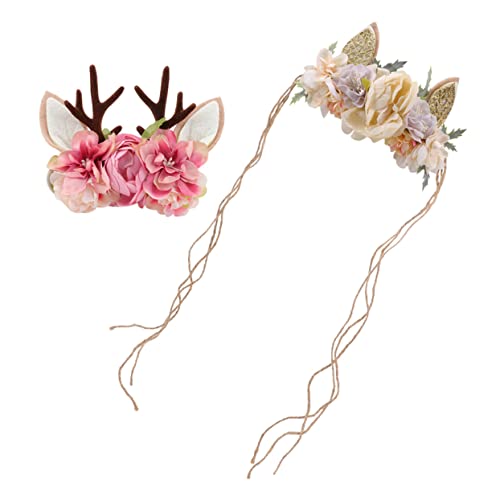VALICLUD 2stücke Schöne Kopfbedeckungen Für Junge Mädchen Modischer Haarschmuck Süßer Haarschmuck Haarzubehör Für Partys Tanzen Oder Andere Anlässe Handgefertigt Originelles Design von VALICLUD