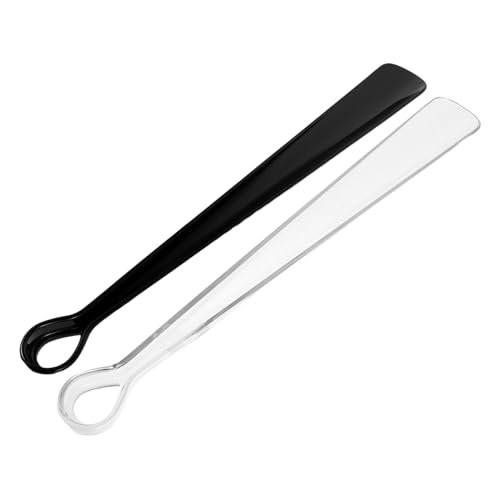 VALICLUD 2stücke Schuhanzieher Mit Langem Griff Aus Kunststoff Tragbarer Schuhhelfer Für Senioren Erwachsene Junge Mädchen Reisen Kompatibel Mit Stiefeln Sneakern Und Anderen Schuhtypen von VALICLUD