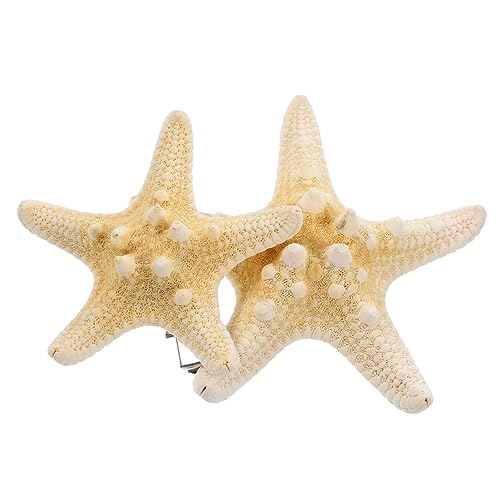 VALICLUD 2stücke Seestern Haarschmuck Fünfzackige Stern Haarnadel Strand Haarspange Haarschmuck Für Frauen Und Mädchen Für Abschlussbälle Und Partys von VALICLUD
