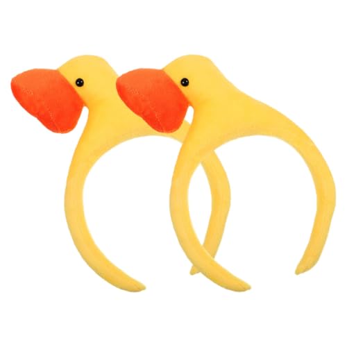 VALICLUD 2stücke Teiliges Tierkopfband Für Frauen Gans Kopfschmuck Für Karneval Cosplay Und Halloween-partys Lustige Haaraccessoires Für Mädchen Und Damen von VALICLUD