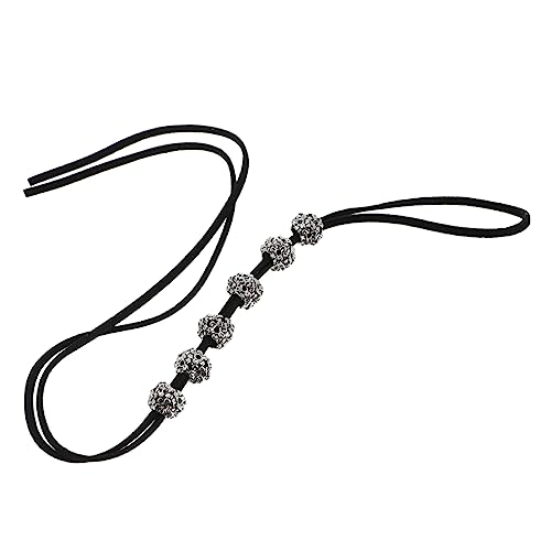 VALICLUD 2stücke Vintage Schädel Perle Haar Ring Pferdeschwanz Halter Haar Zubehör Diy Haarring Accessoires Für Mädchen Geburtstagsgeschenk Halloween Party von VALICLUD