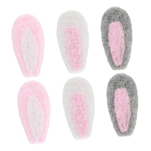 VALICLUD 3paare Wollfilz Hasenohren Haarband Für Ostern Kostüme Und Kreative Haarschmuck-dekorationen Handgemachte Accessoires Für Mädchen Und von VALICLUD