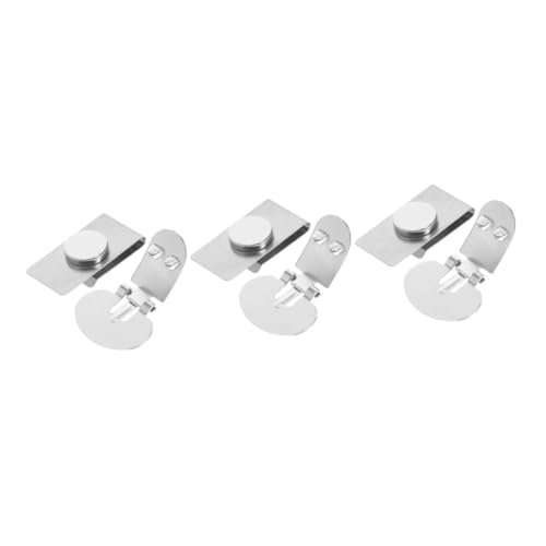 VALICLUD 3 Paare Magnetische Krawattenklammer Unsichtbare Krawattennadel für Herren und Rostfrei für Stil Professionelles Accessoire für Büro und Alltag von VALICLUD