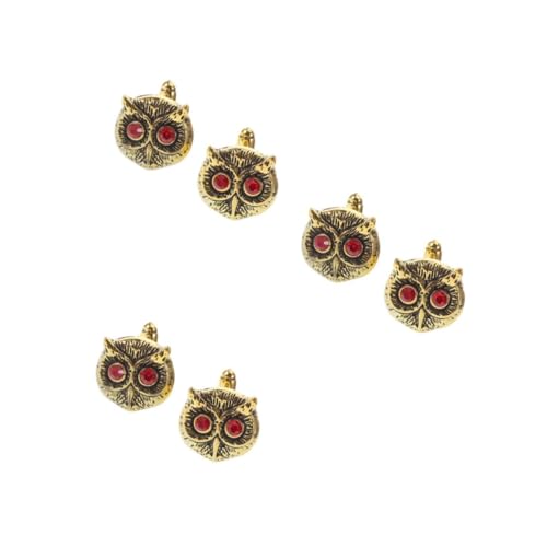 VALICLUD 3 Paare Manschettenknöpfe für französische Hemden herren hemd Anzug Accessoires Männer Manschettenknöpfe herren Legierung Golden VALICLUD 3 Paare Manschettenknöpfe für französische Hemden herren hemd Anzug Accessoires Männer Manschettenknöpfe herren Legierung Golden von VALICLUD