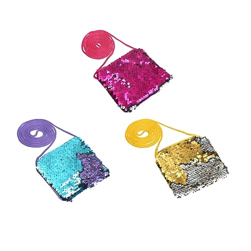 VALICLUD Süße Paillettentasche für Jungen und Mädchen Geldbörse für Mädchen Modische Quadratische Tasche von VALICLUD