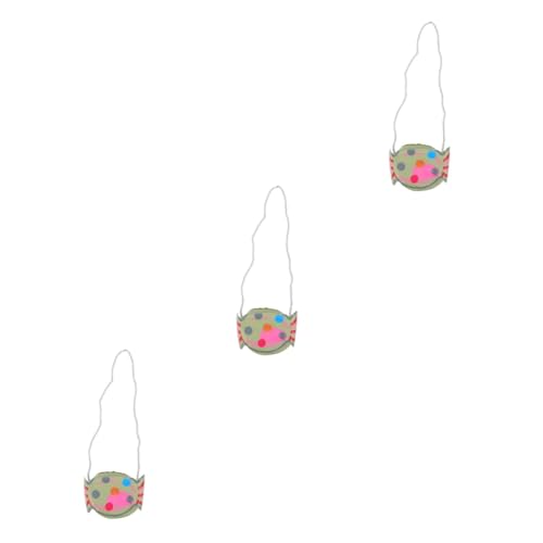 VALICLUD 3 STK Süßigkeits-umhängetasche Plüschtasche Umhängetasche Zum Umhängen Umhängetasche Für Kinder Orange Handtasche Tasche in Bonbonform Kleine Umhängetasche Metall Green von VALICLUD